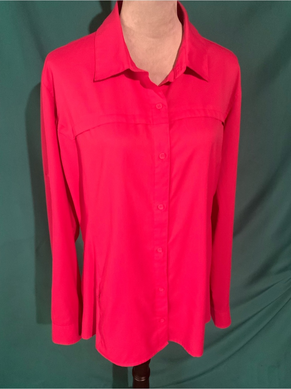 Magellan Outdoors Women’s Overcast Fishing Long-Sleeve Button-Down Shirt, NWOT